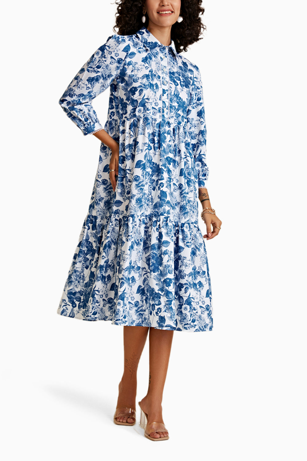 Blooming Blue Sky Dress