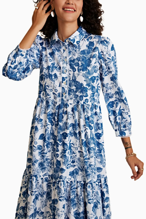 Blooming Blue Sky Dress
