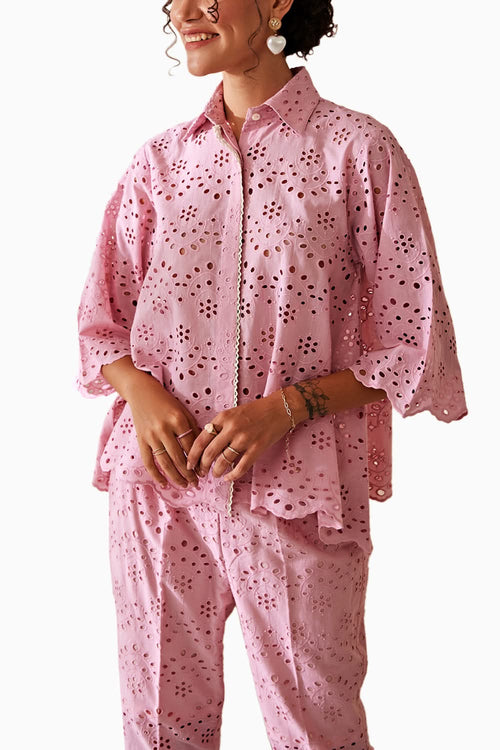 Soft Pink Petal Co-ord Set