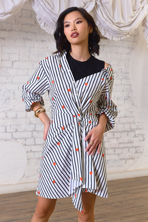 Love Struck Asymmetrical Dress