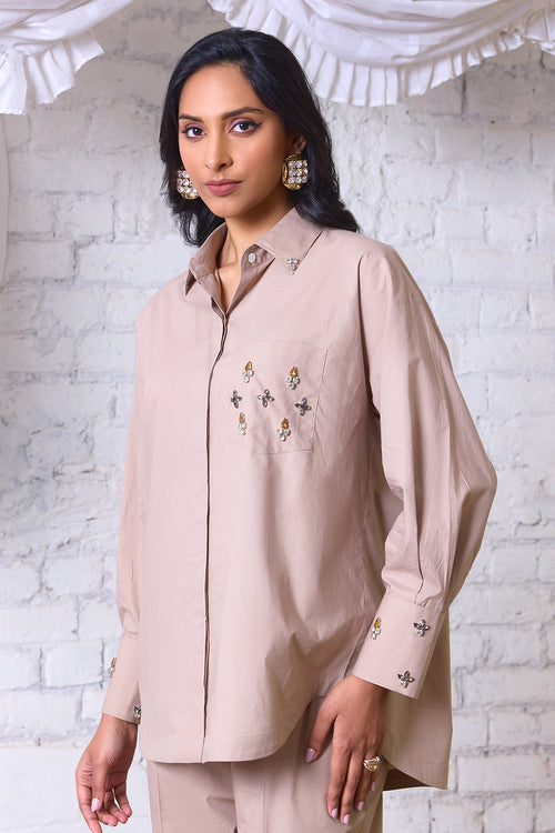 Luxe Embellished Shirt