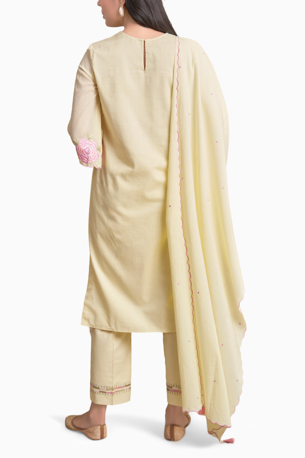 Rana Lemon Kurta Set