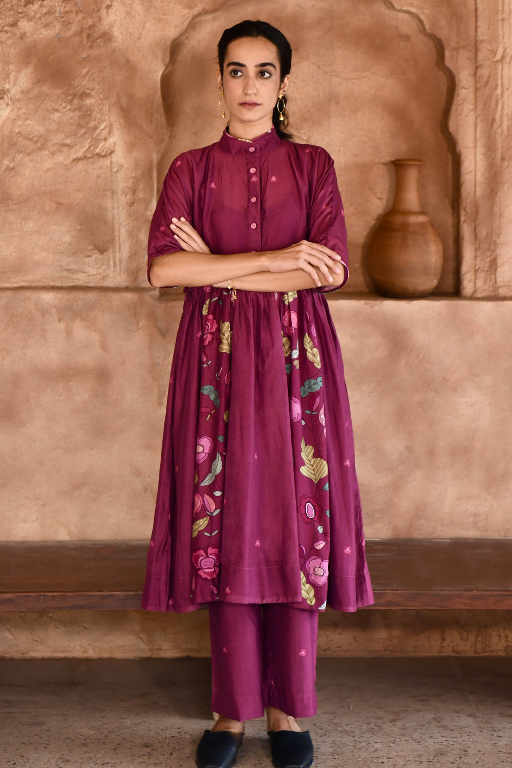 Mahogany Kurta Set