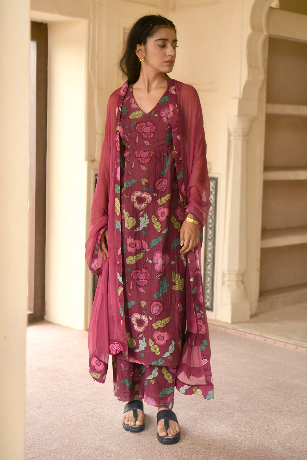 Shiraz Flower Kurta Set