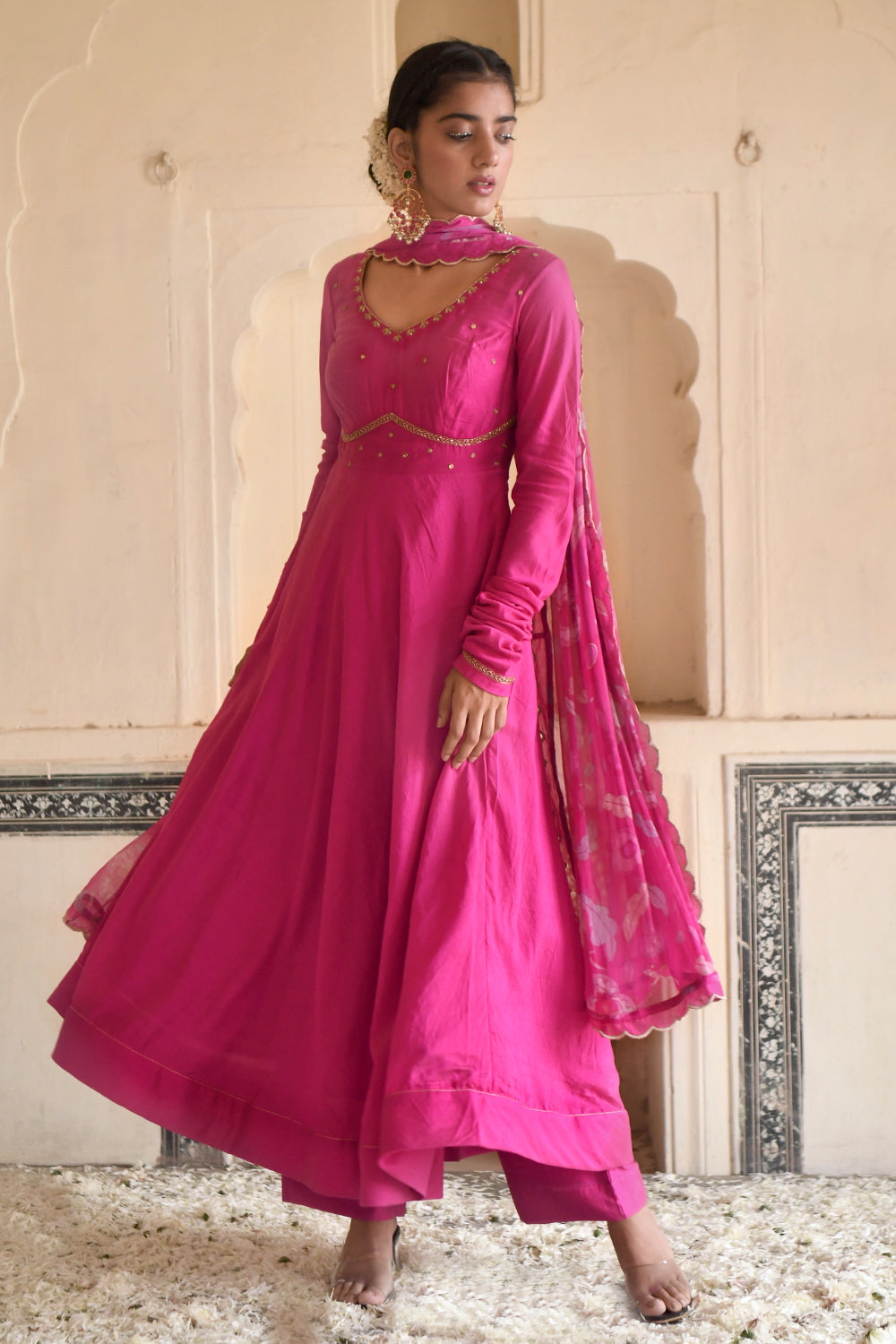 Flamingo Pink Kurta Set