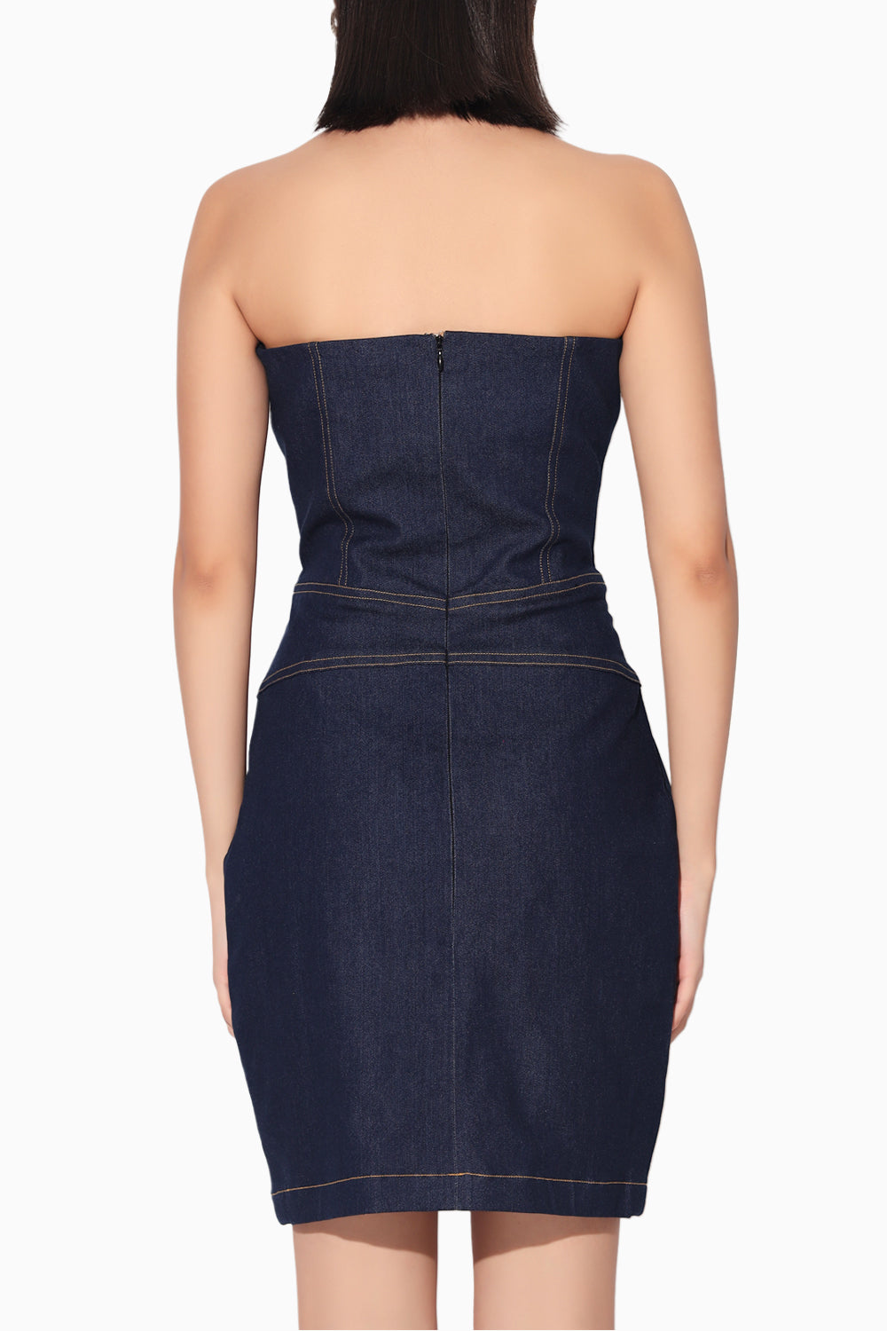 Aldrin Denim Corset Dress