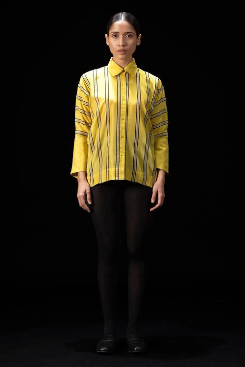 Leith Lime yellow Shirt