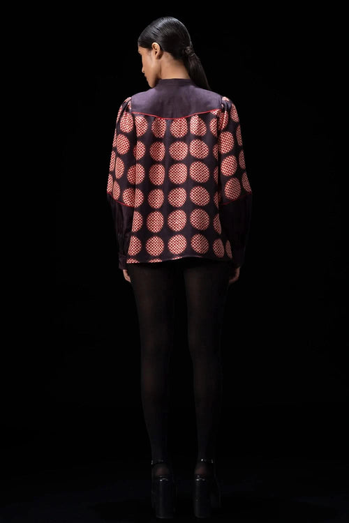 Orbit Red and Wine Shirt