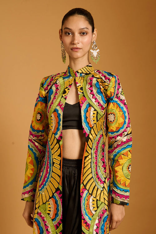Trifecta Multicolor Mandala Jacket