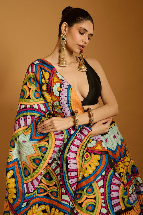 Trifecta Multicolor Mandala Lehenga