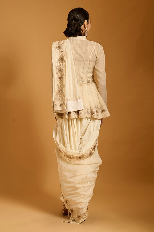 Trifecta Ivory Short Anarkali