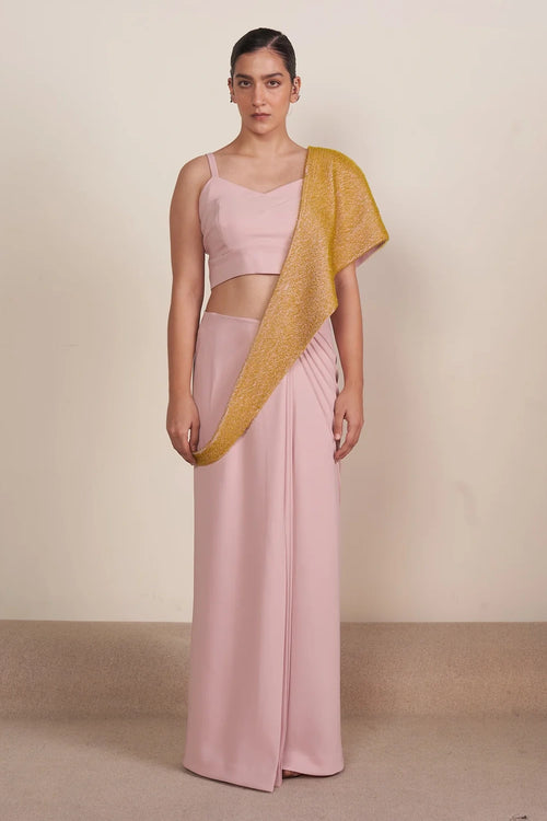 Shashe Pallu Saree