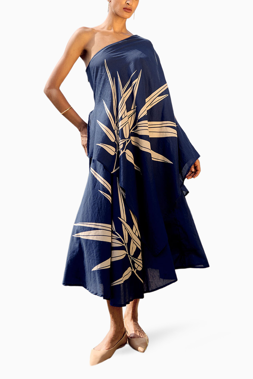 Spinetail One Shoulder Dress