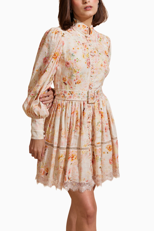 Coastal Chic Linen Short Dress