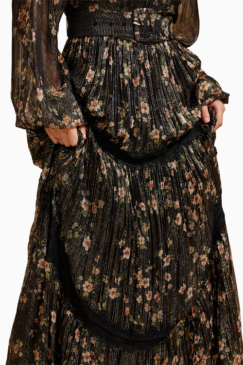 Nocturnal Bloom Long Dress