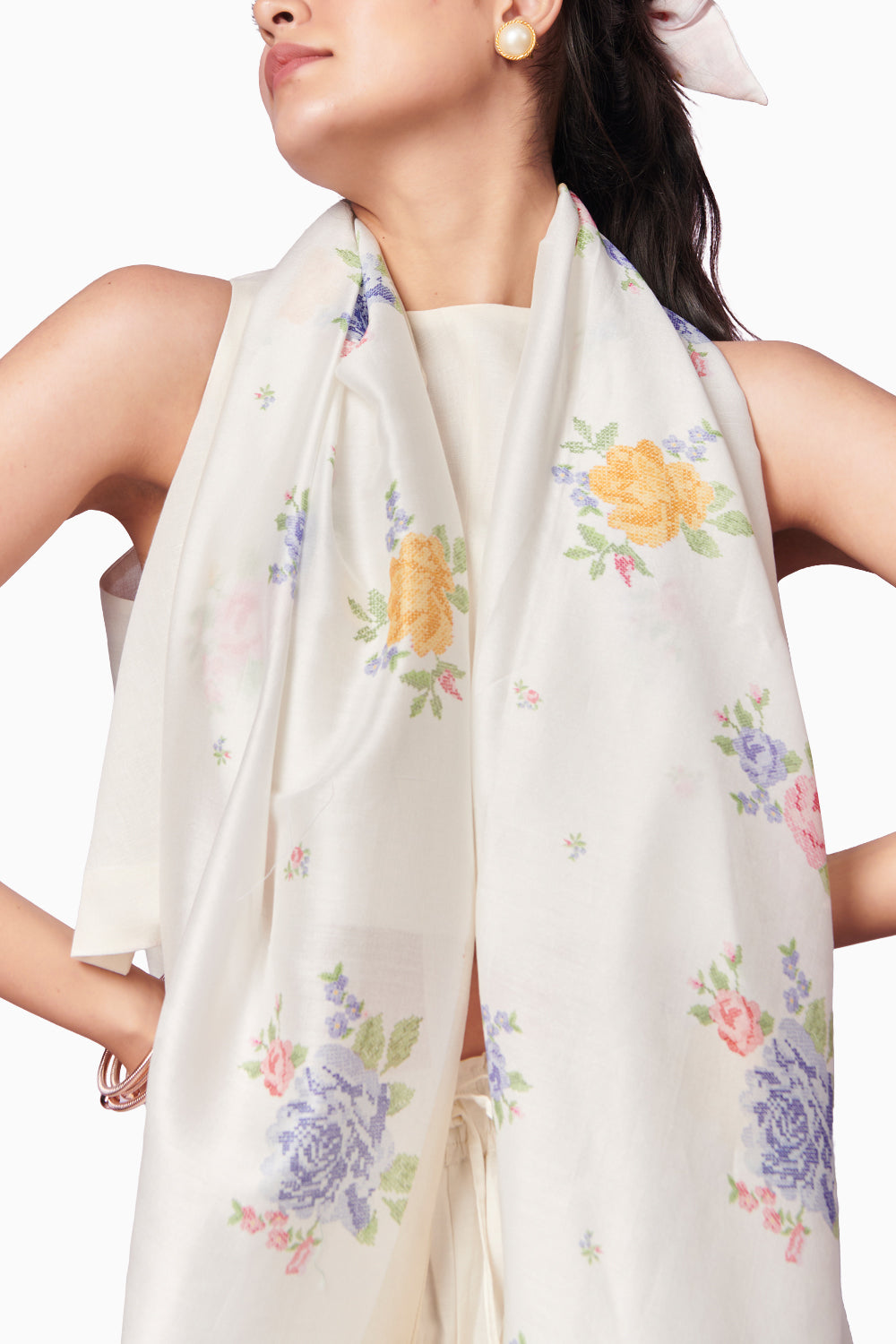 Summer Roses Stole