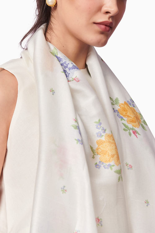 Summer Roses Stole