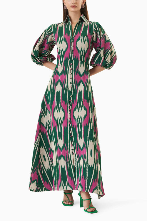 Green Jodhpur Dress