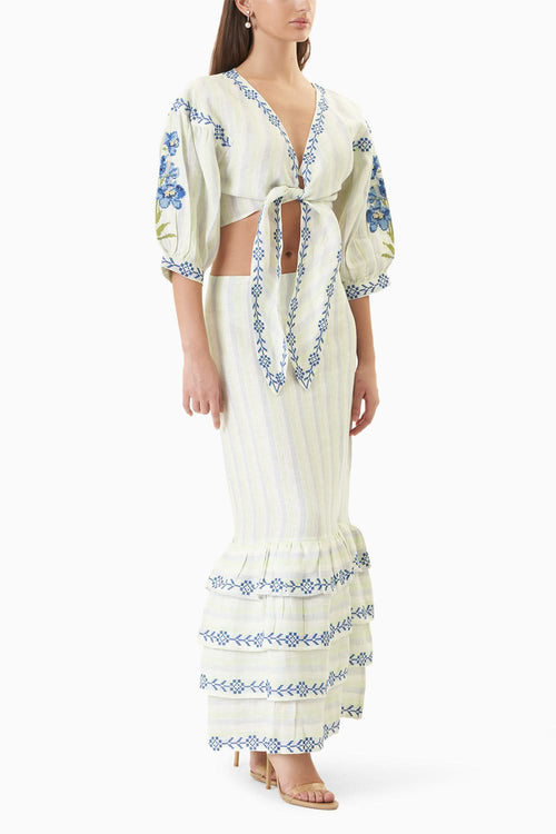 Green Blue Chicory Set