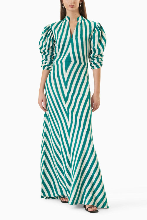 Green Illusion Dress