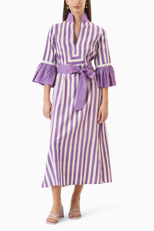 Purple White Amethyst Dress