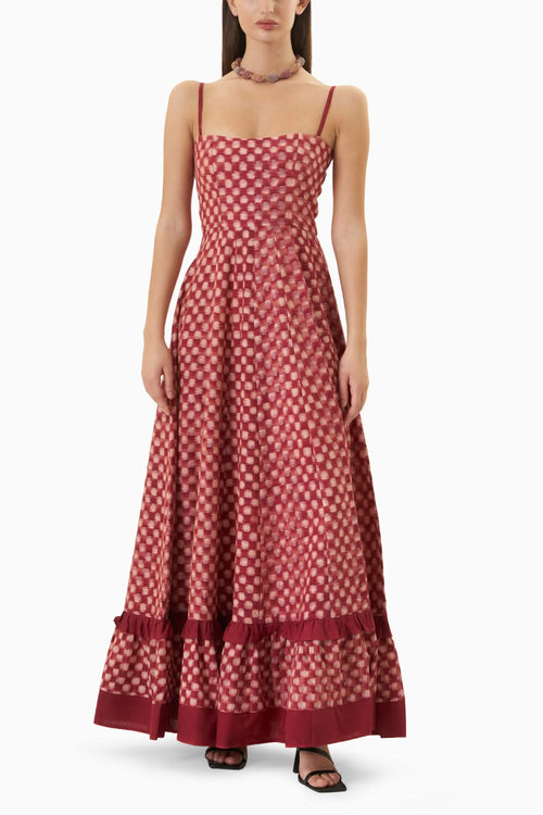 Red Checkmate Dress