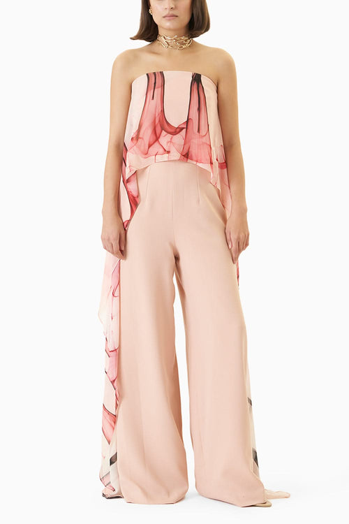 Fleur Bias Flared Jumpsuit