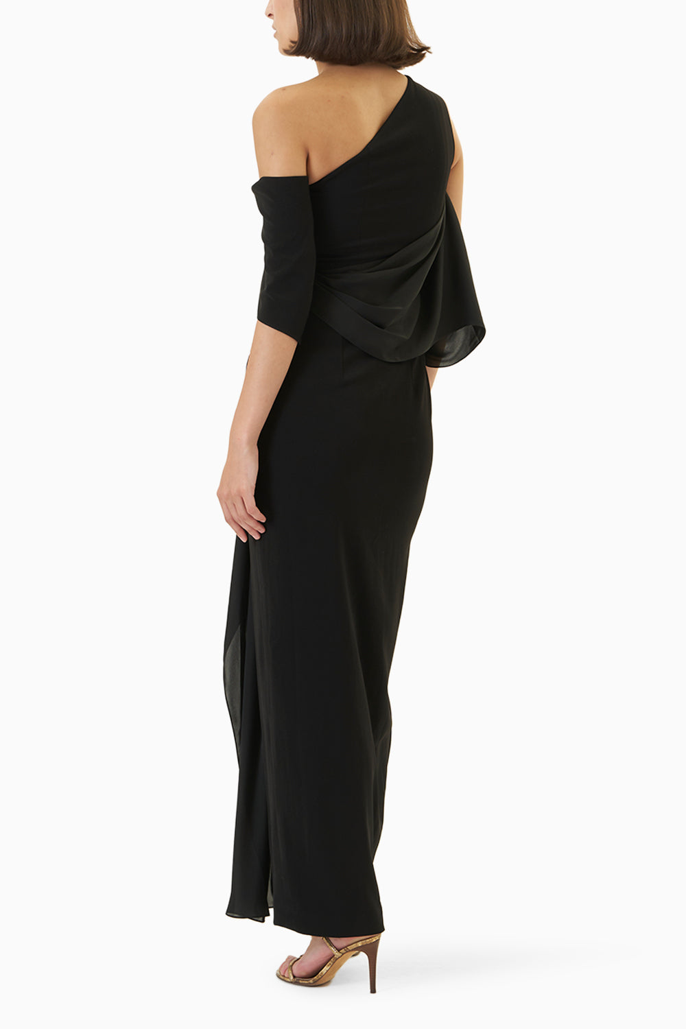 Noir One Cold Shoulder Fitted Gown
