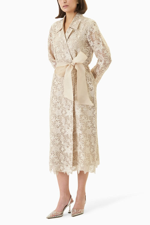 Ivory Charlotte Trench Coat