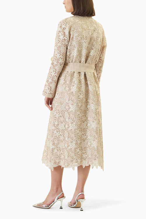 Ivory Charlotte Trench Coat