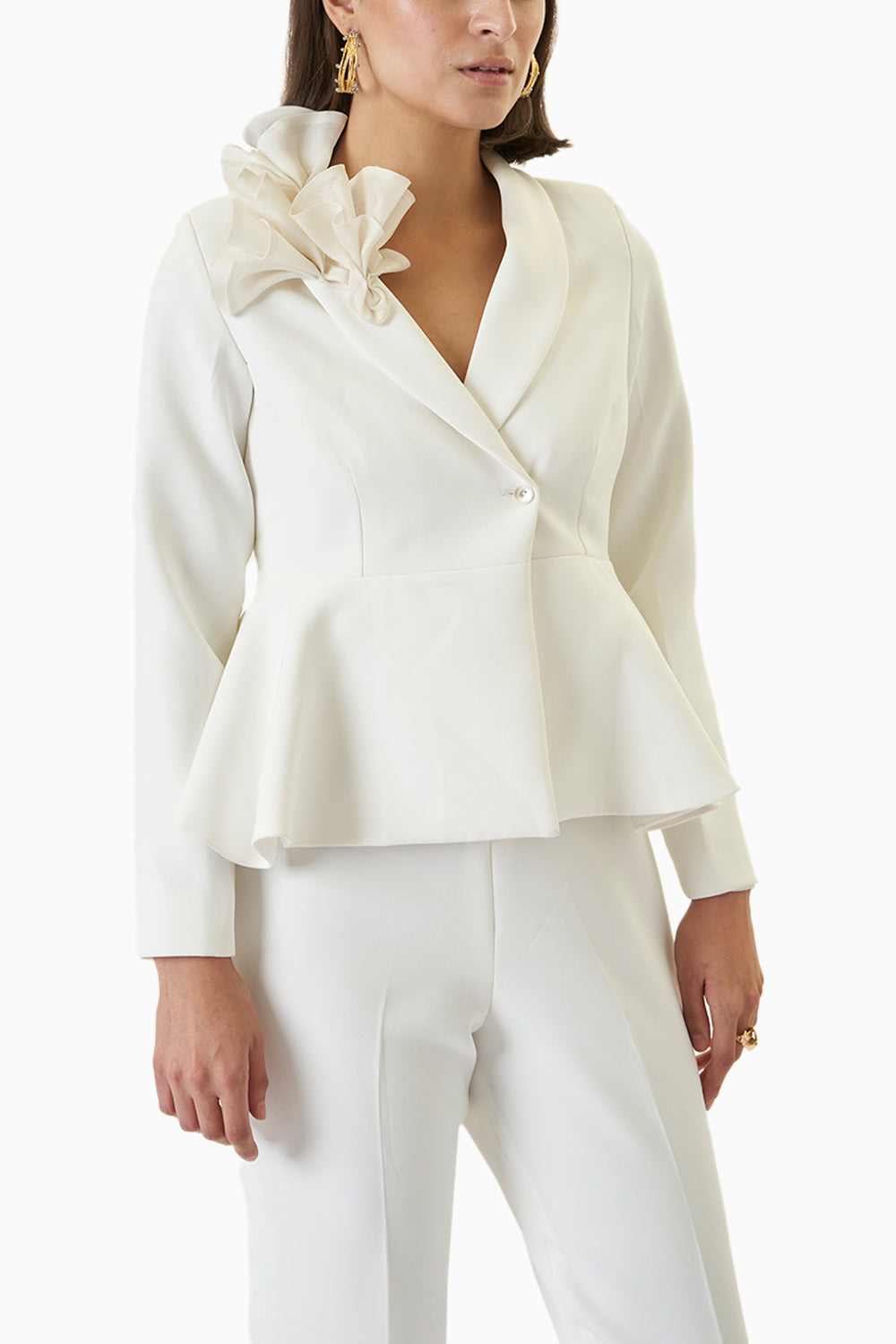 Ivory Brigid Blazer with Pants