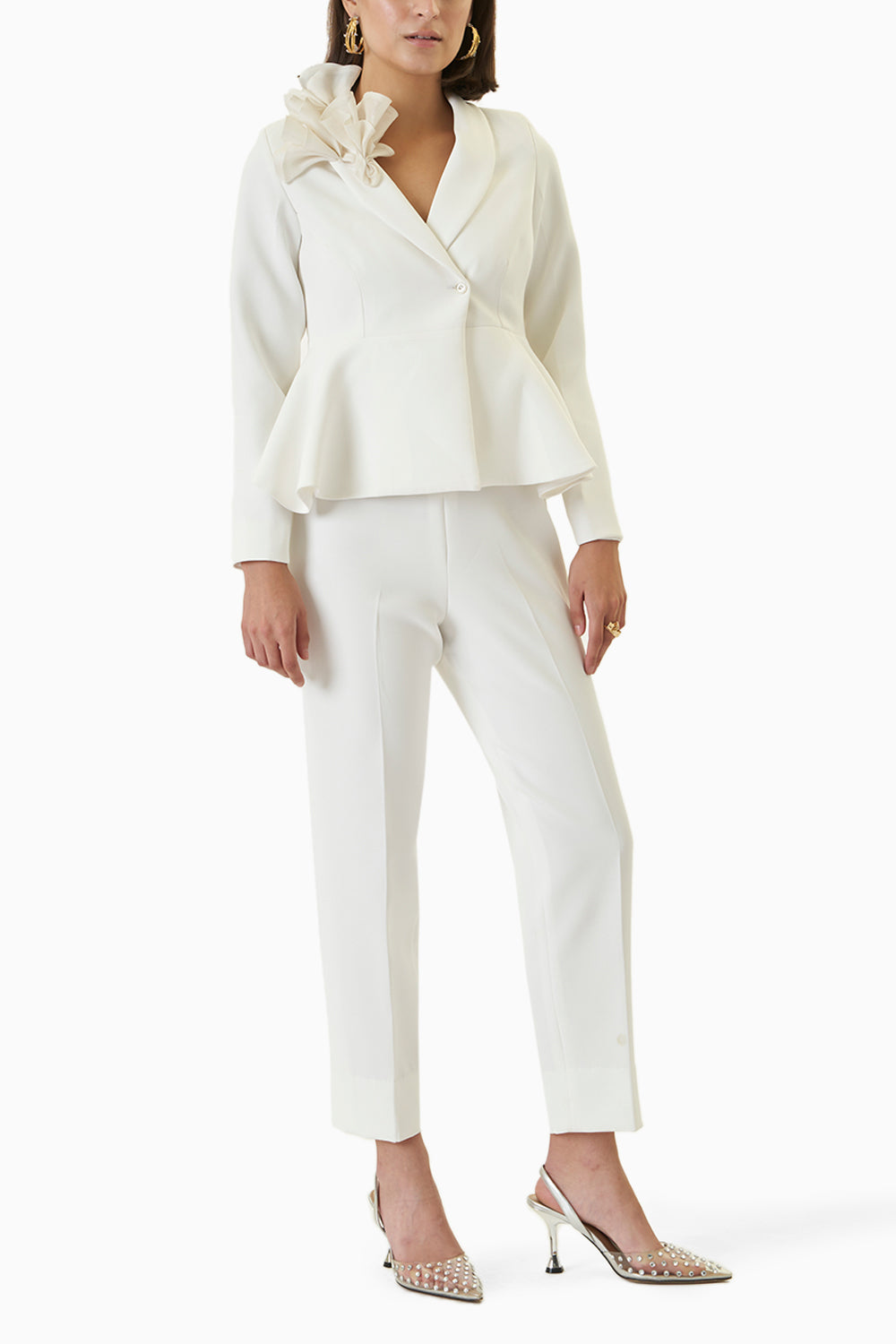 Ivory Brigid Blazer with Pants