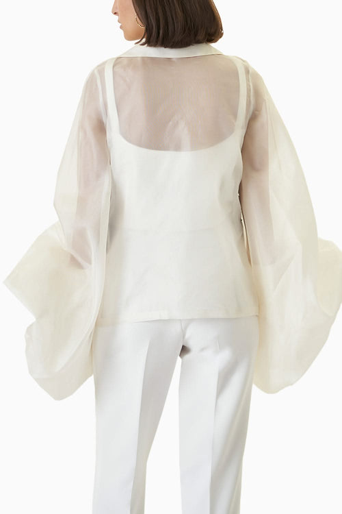 Black Lace Ivory Luna Top