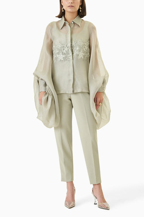 Sage Green Luna Malipoo Coord Set