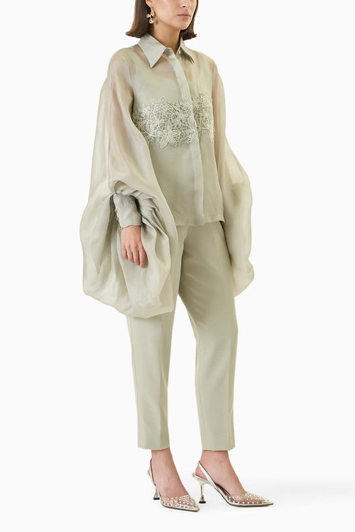 Sage Green Luna Malipoo Coord Set