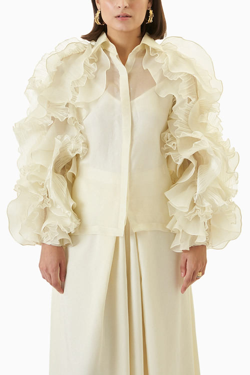 Ivory Tousle Top