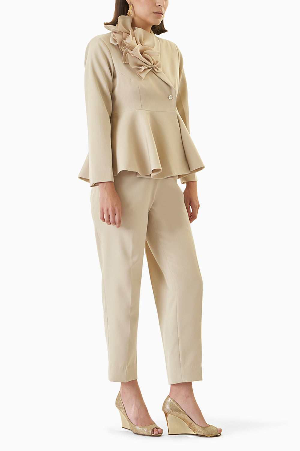 Nude Brigid Blazer Set