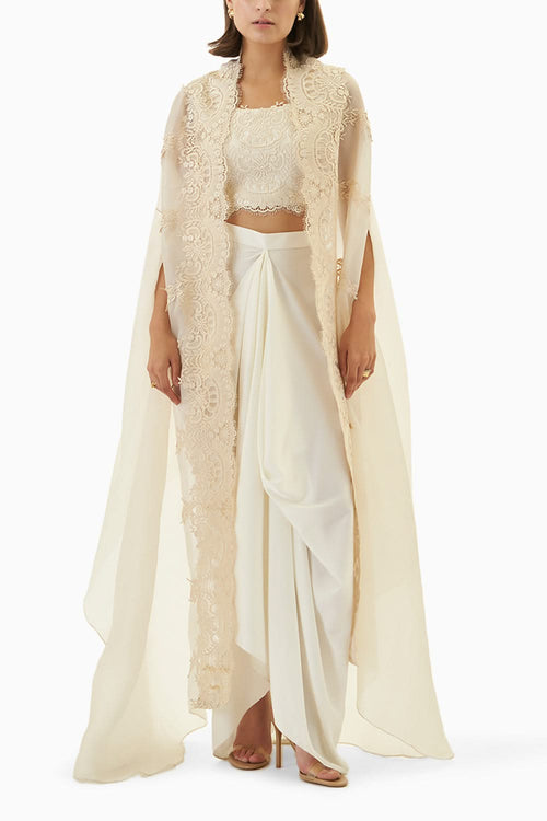 Ivory Organza Fusion Set