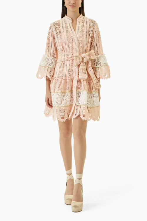 Leana Pink Mini Dress