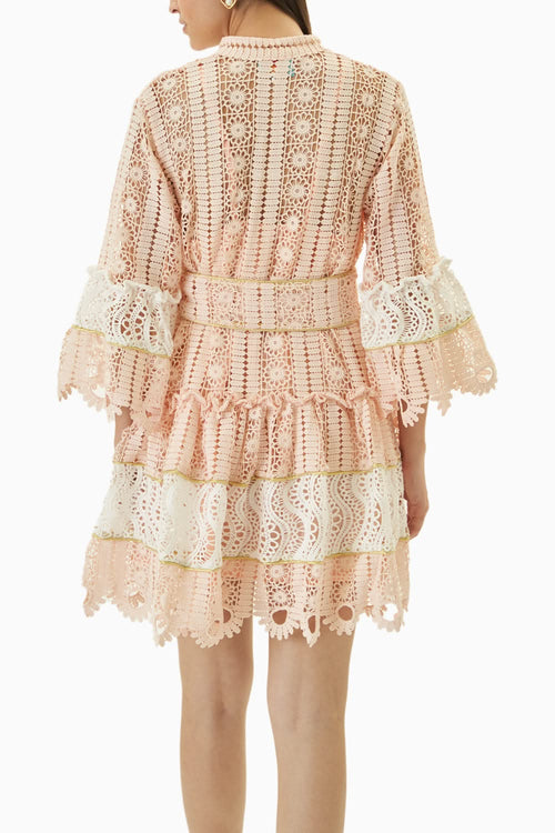 Leana Pink Mini Dress