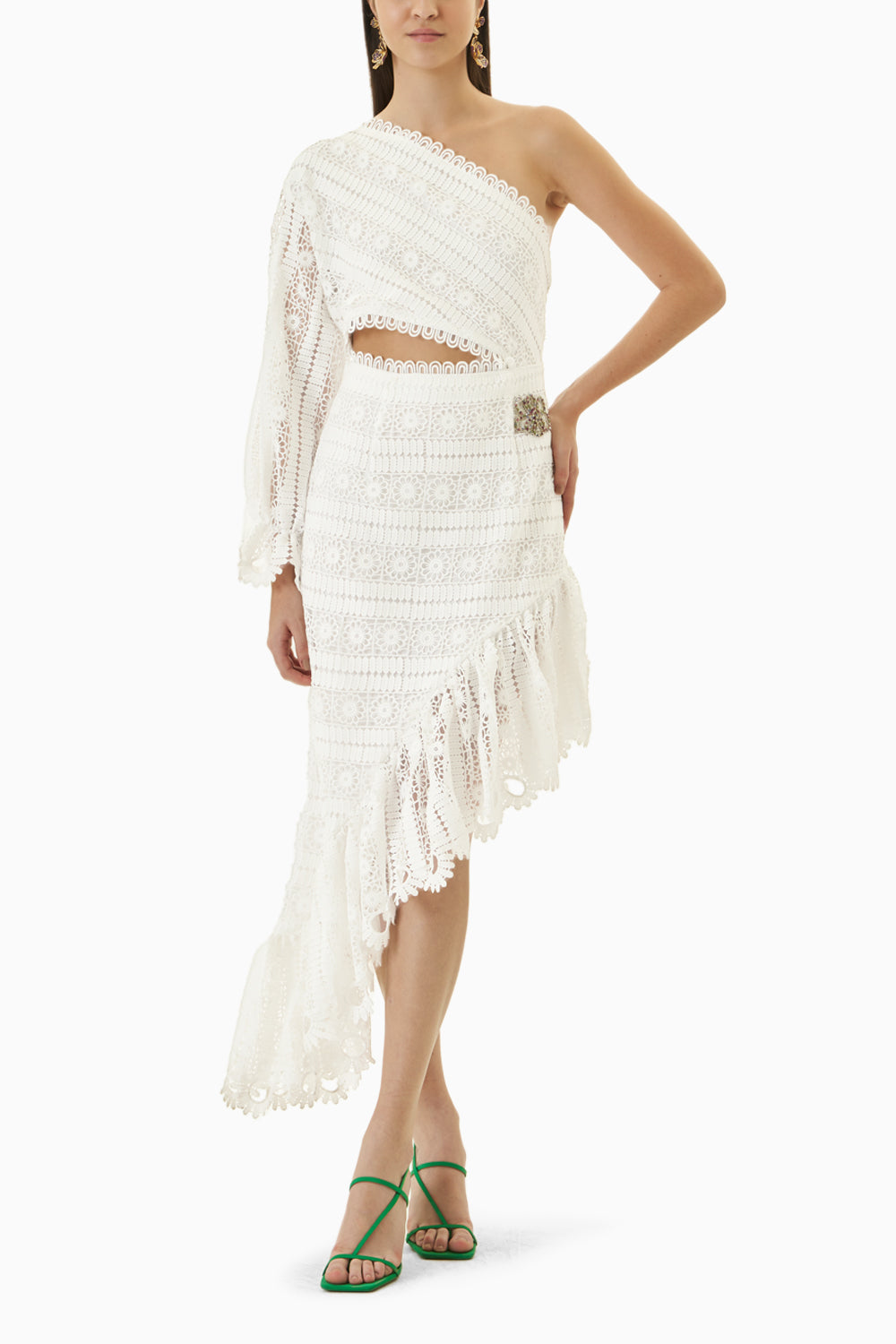 Palma White Maxi Dress