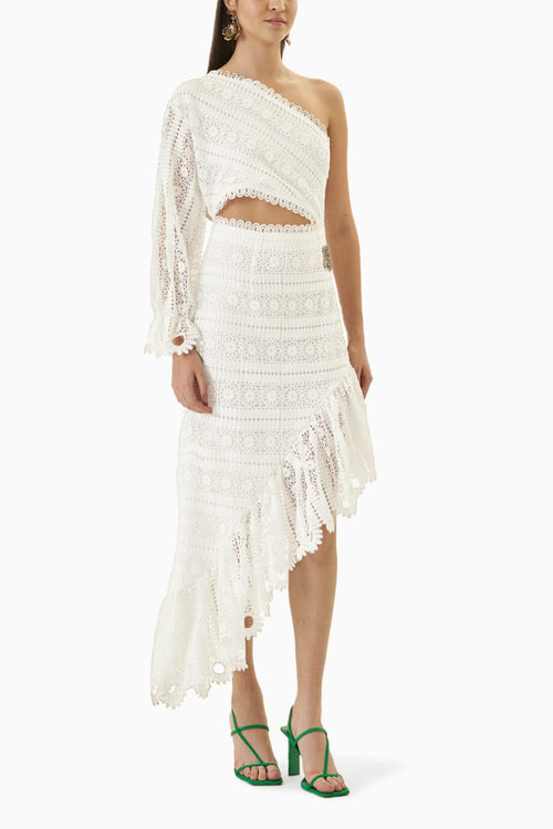Palma White Maxi Dress