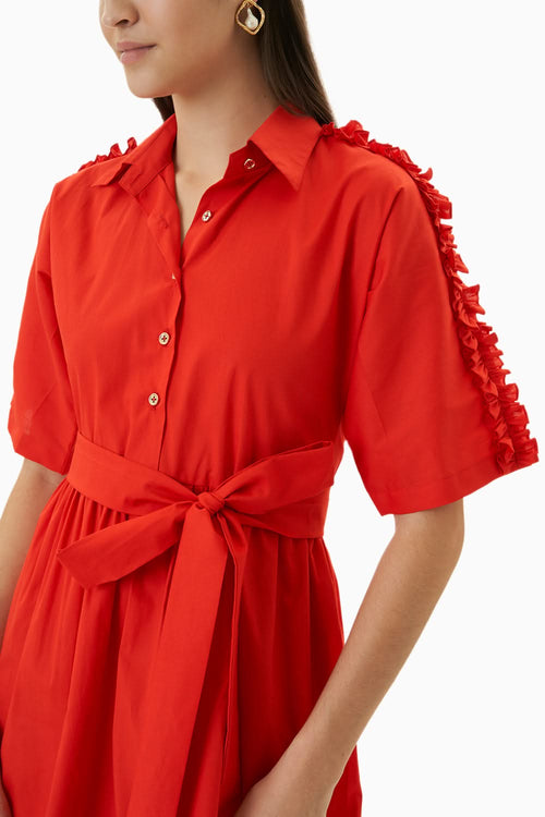 Red Roselyn Dress