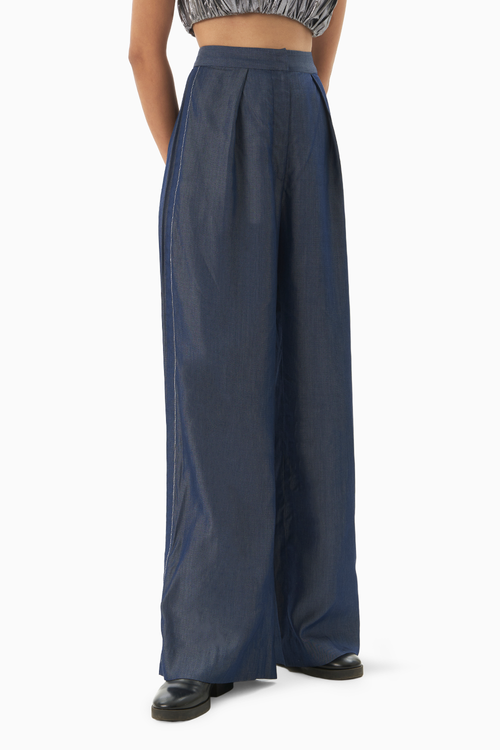 Loose Fit Denim Trouser