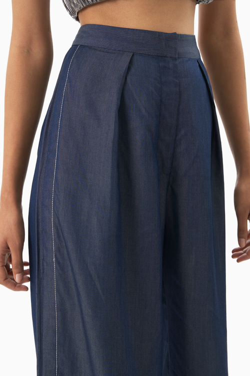 Loose Fit Denim Trouser