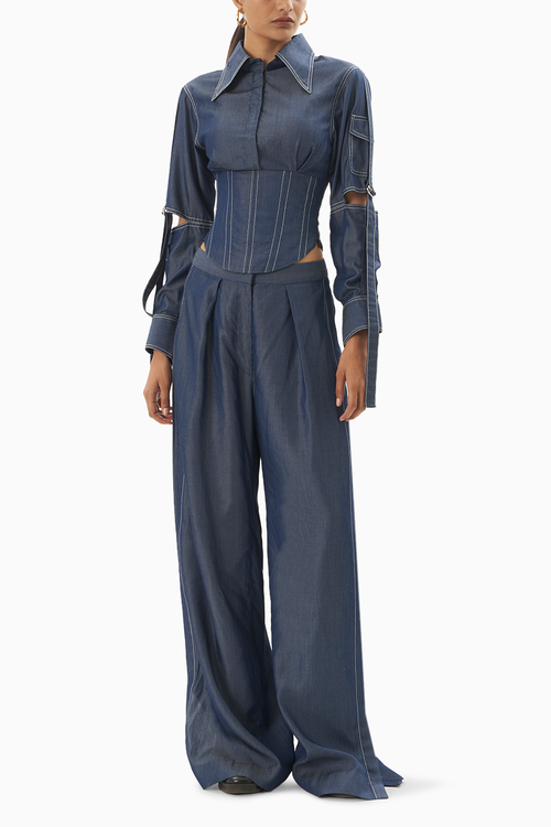 Corset Denim Set