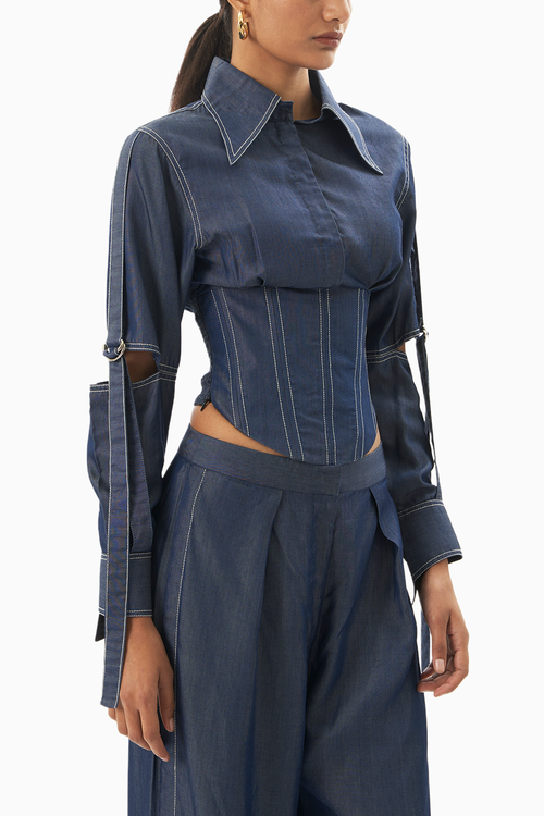 Corset Denim Set