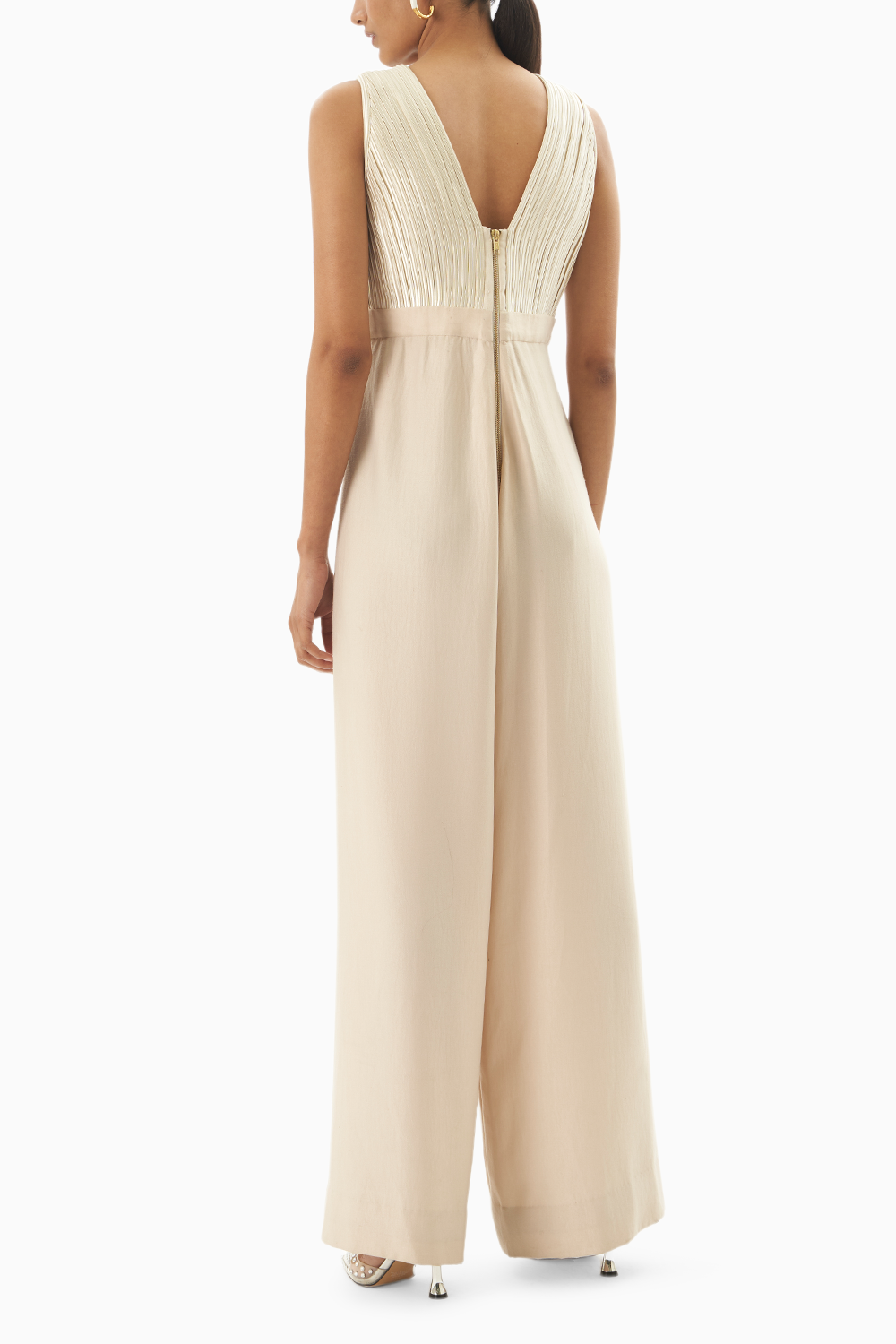 Ivory Chord Jumpsuit