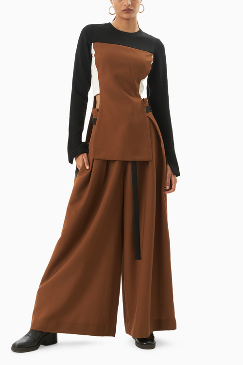 Ecru Tan Ensemble