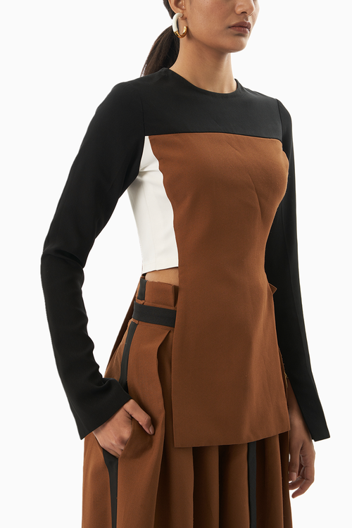 Ecru Tan Ensemble